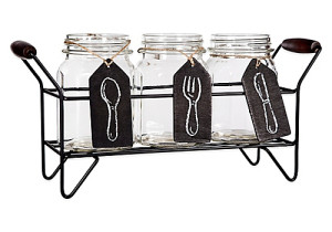 Jar Silverware Dispenser-image